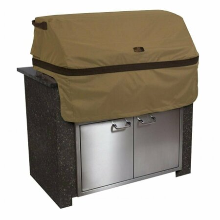 CLASSIC ACCESSORIES Hickory Heavy-duty Built In BBQ Grill Top Cover - Small CL57467